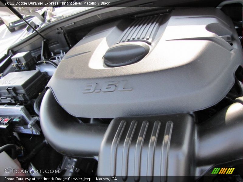 Bright Silver Metallic / Black 2011 Dodge Durango Express