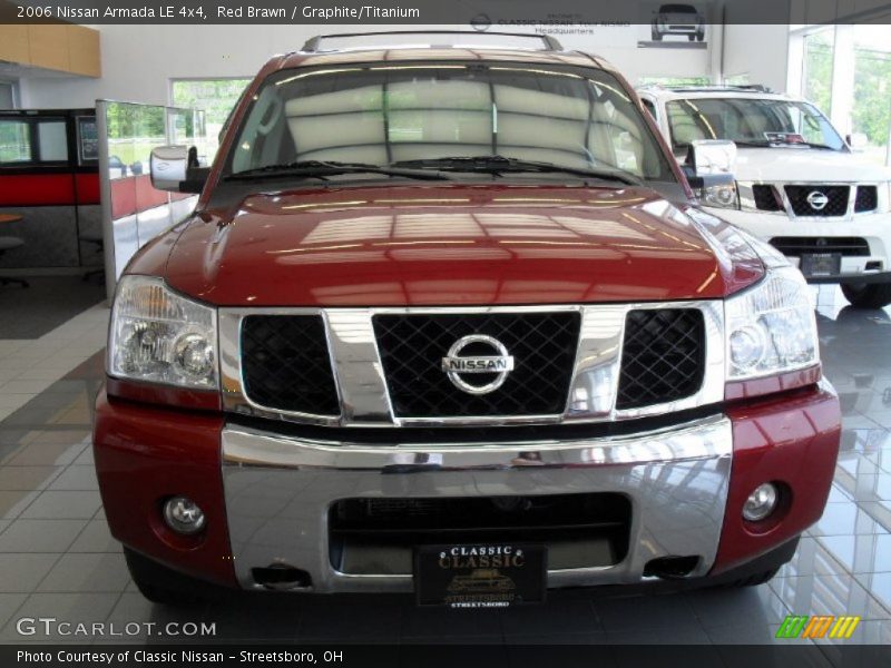 Red Brawn / Graphite/Titanium 2006 Nissan Armada LE 4x4