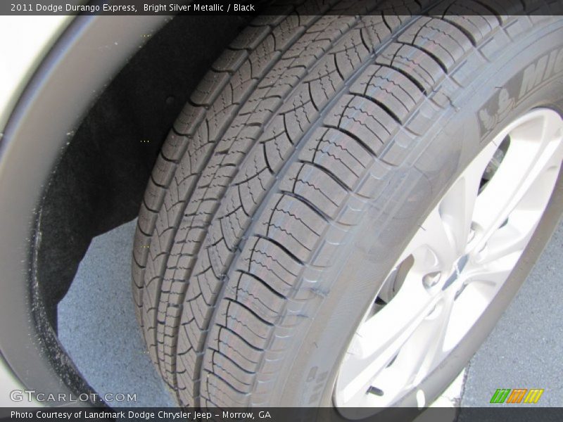 Bright Silver Metallic / Black 2011 Dodge Durango Express
