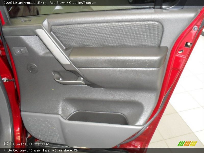 Red Brawn / Graphite/Titanium 2006 Nissan Armada LE 4x4