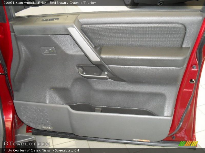 Red Brawn / Graphite/Titanium 2006 Nissan Armada LE 4x4