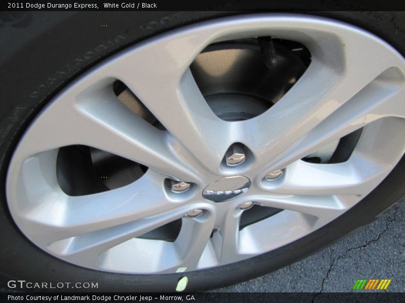White Gold / Black 2011 Dodge Durango Express