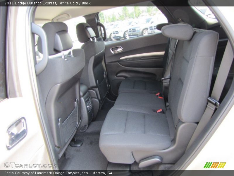 White Gold / Black 2011 Dodge Durango Express