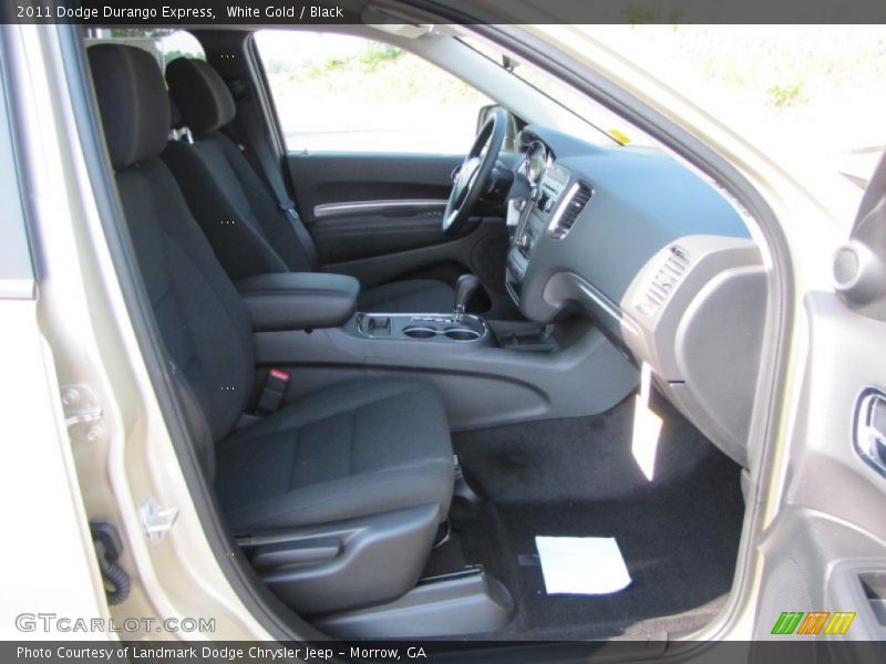 White Gold / Black 2011 Dodge Durango Express