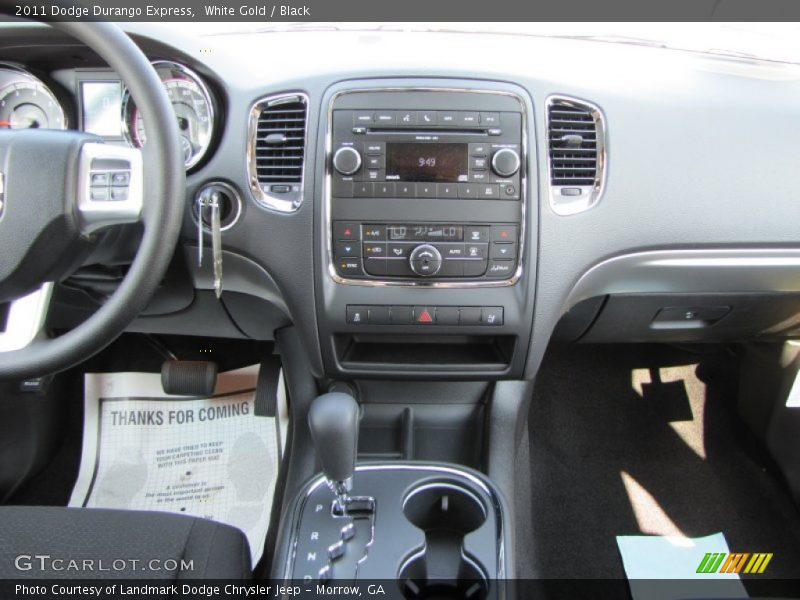 White Gold / Black 2011 Dodge Durango Express