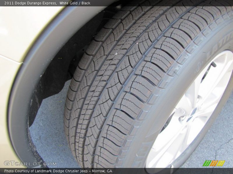 White Gold / Black 2011 Dodge Durango Express