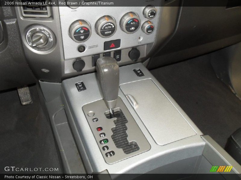 Red Brawn / Graphite/Titanium 2006 Nissan Armada LE 4x4