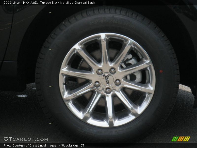 Tuxedo Black Metallic / Charcoal Black 2011 Lincoln MKX AWD