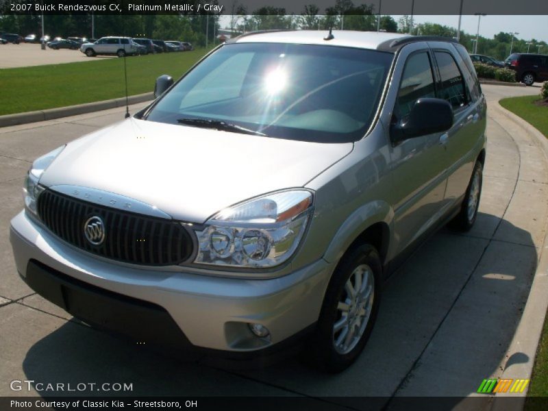 Platinum Metallic / Gray 2007 Buick Rendezvous CX