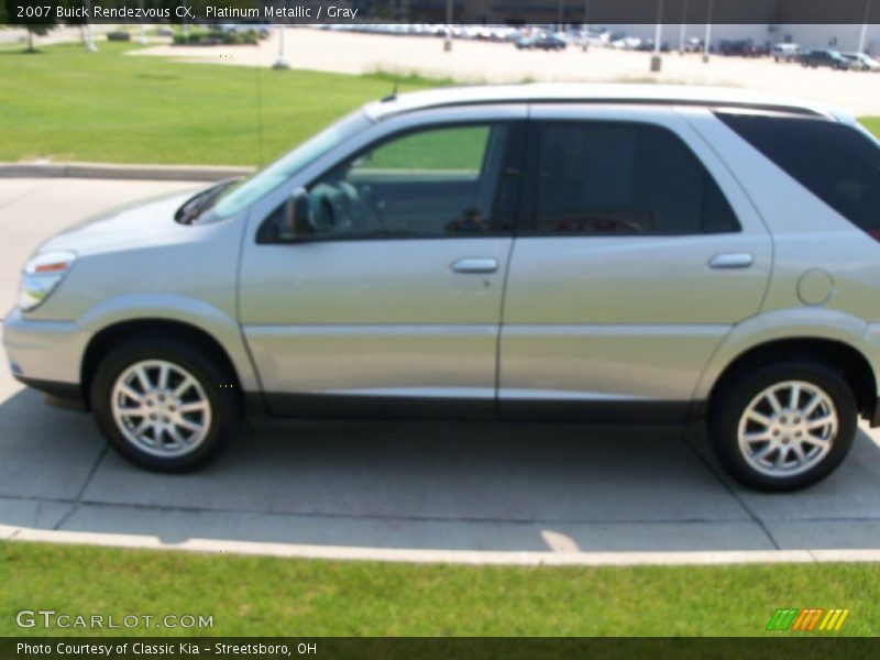 Platinum Metallic / Gray 2007 Buick Rendezvous CX