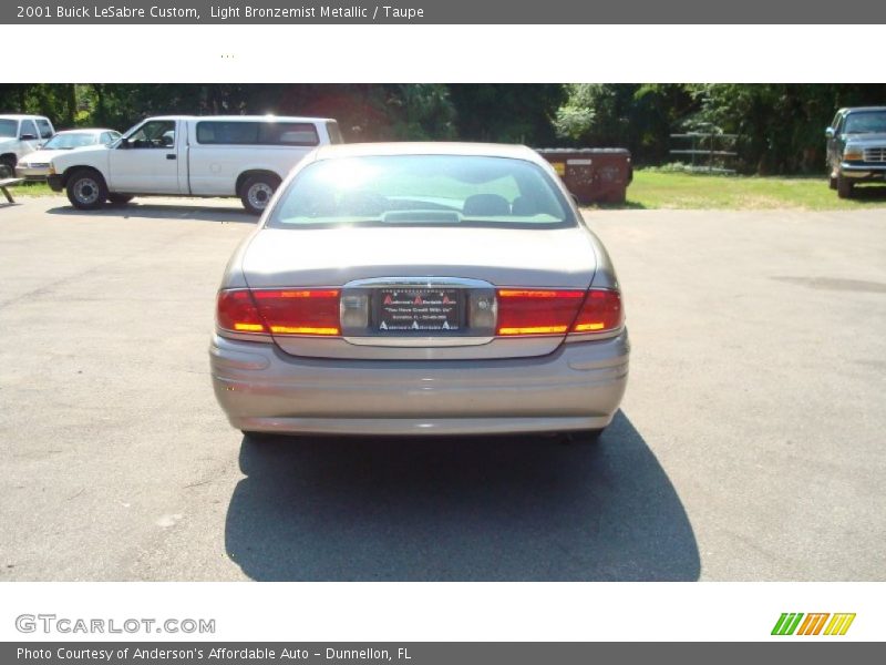 Light Bronzemist Metallic / Taupe 2001 Buick LeSabre Custom