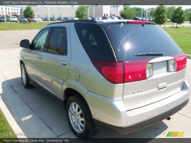 Platinum Metallic / Gray 2007 Buick Rendezvous CX