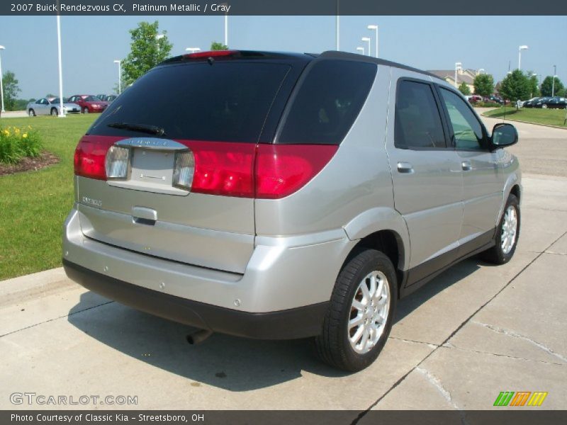 Platinum Metallic / Gray 2007 Buick Rendezvous CX