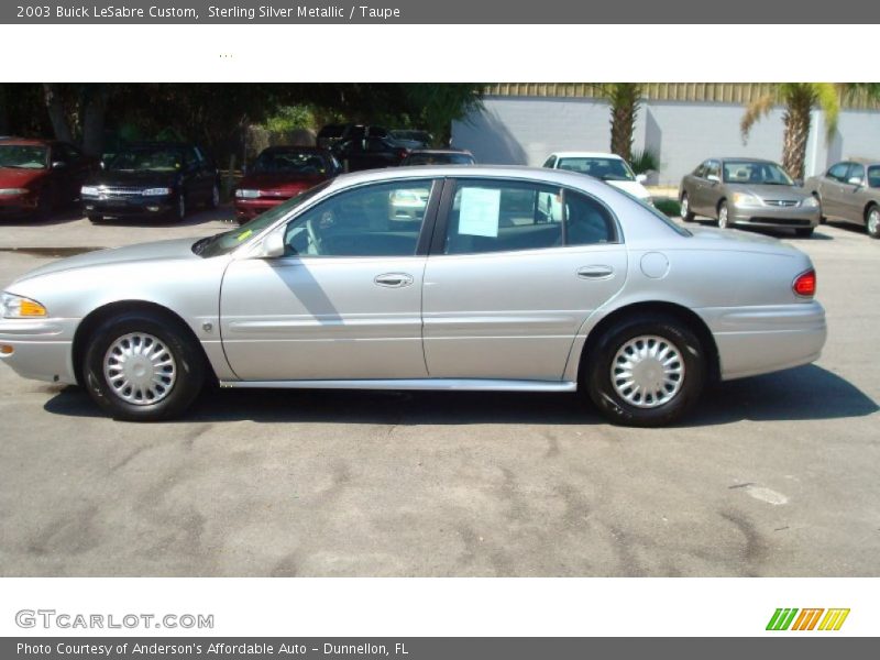 Sterling Silver Metallic / Taupe 2003 Buick LeSabre Custom