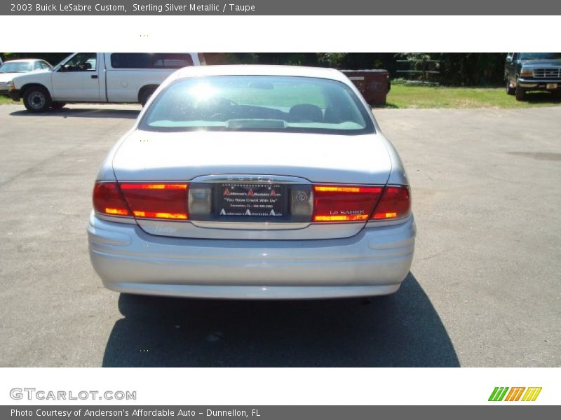 Sterling Silver Metallic / Taupe 2003 Buick LeSabre Custom