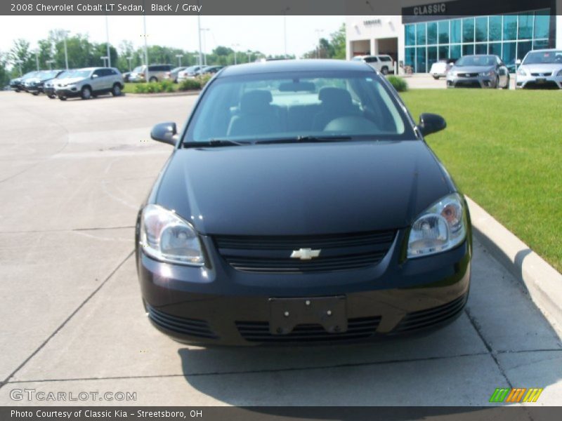 Black / Gray 2008 Chevrolet Cobalt LT Sedan