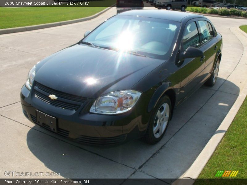 Black / Gray 2008 Chevrolet Cobalt LT Sedan