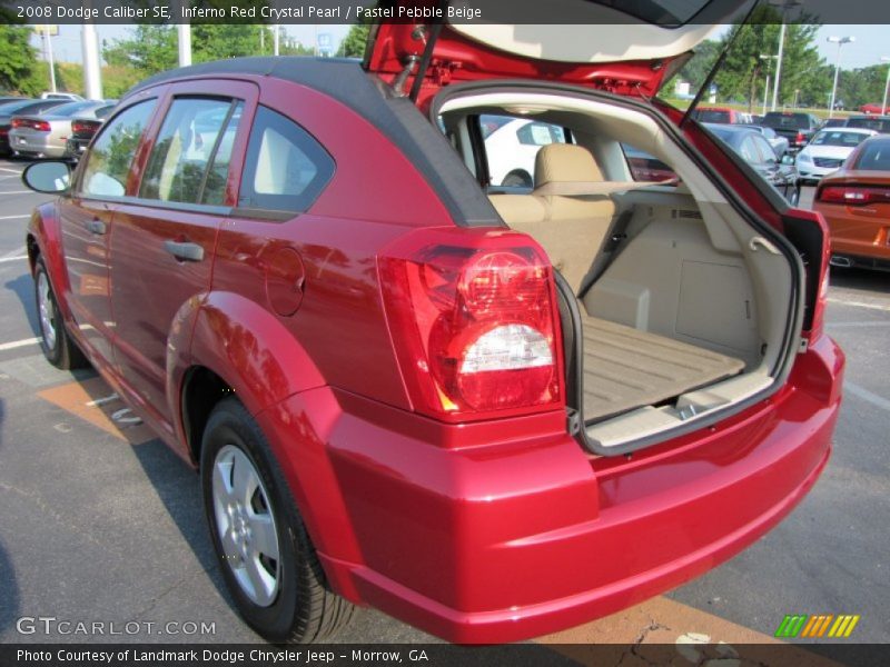Inferno Red Crystal Pearl / Pastel Pebble Beige 2008 Dodge Caliber SE