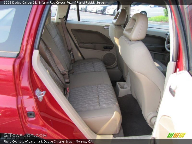 Inferno Red Crystal Pearl / Pastel Pebble Beige 2008 Dodge Caliber SE