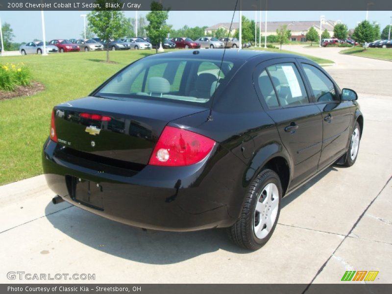 Black / Gray 2008 Chevrolet Cobalt LT Sedan