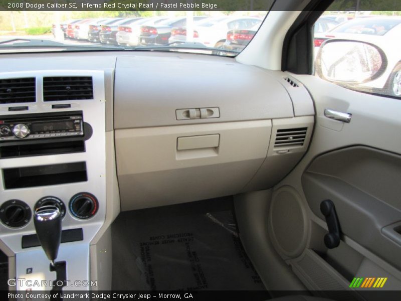 Inferno Red Crystal Pearl / Pastel Pebble Beige 2008 Dodge Caliber SE