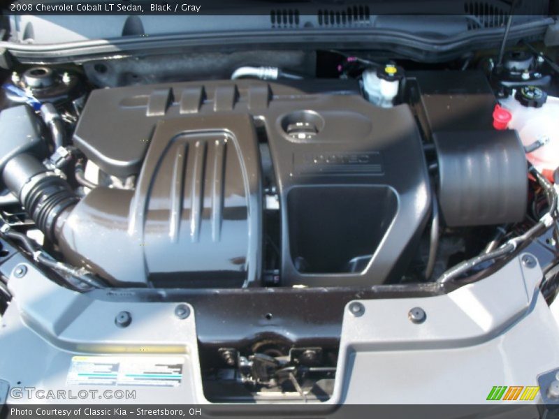 Black / Gray 2008 Chevrolet Cobalt LT Sedan