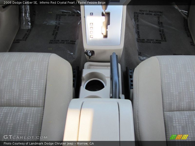 Inferno Red Crystal Pearl / Pastel Pebble Beige 2008 Dodge Caliber SE