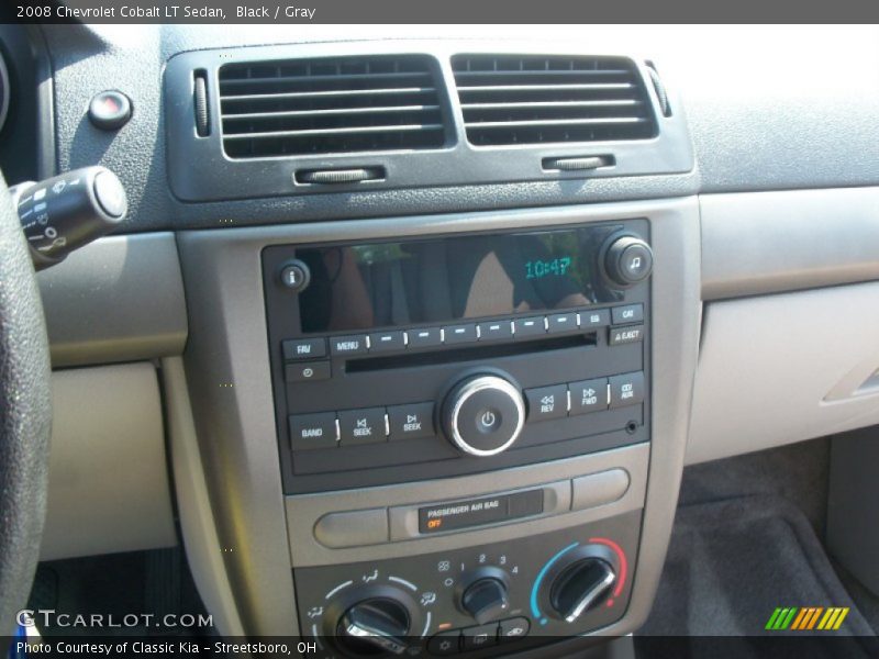 Black / Gray 2008 Chevrolet Cobalt LT Sedan