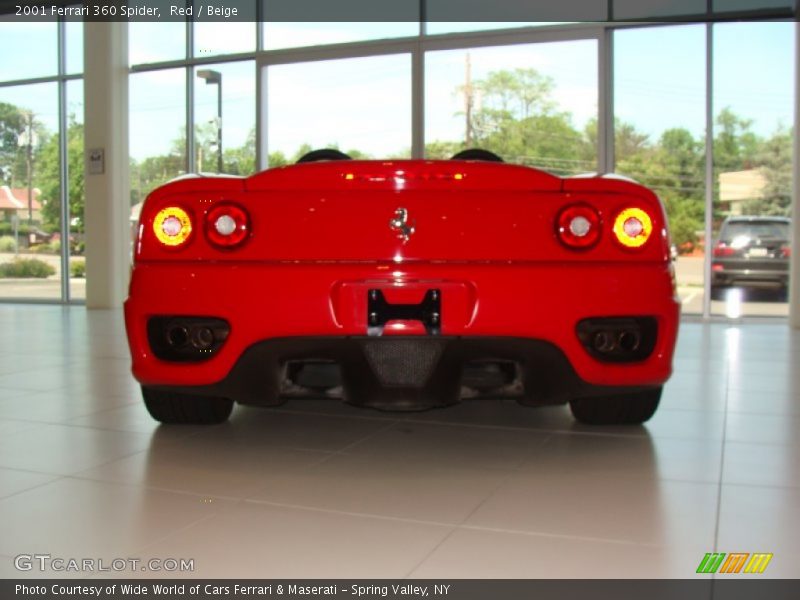 Red / Beige 2001 Ferrari 360 Spider