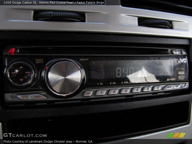 Inferno Red Crystal Pearl / Pastel Pebble Beige 2008 Dodge Caliber SE