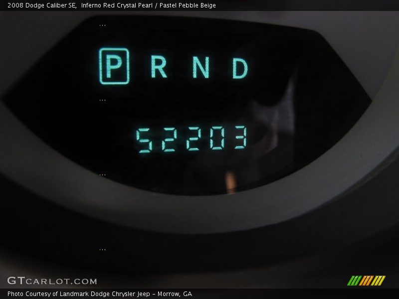 Inferno Red Crystal Pearl / Pastel Pebble Beige 2008 Dodge Caliber SE