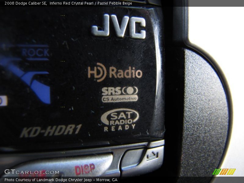 Inferno Red Crystal Pearl / Pastel Pebble Beige 2008 Dodge Caliber SE