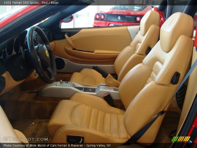  2001 360 Spider Beige Interior