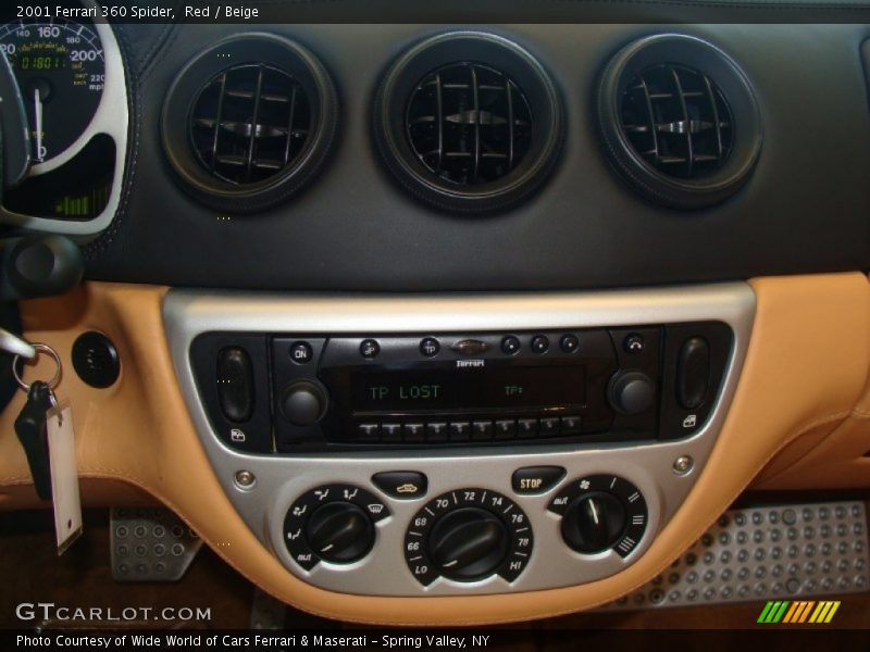 Controls of 2001 360 Spider