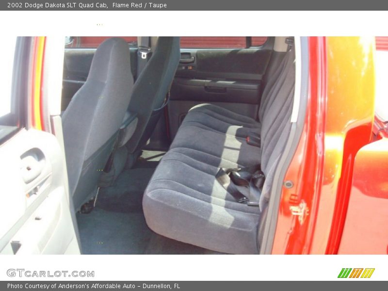 Flame Red / Taupe 2002 Dodge Dakota SLT Quad Cab