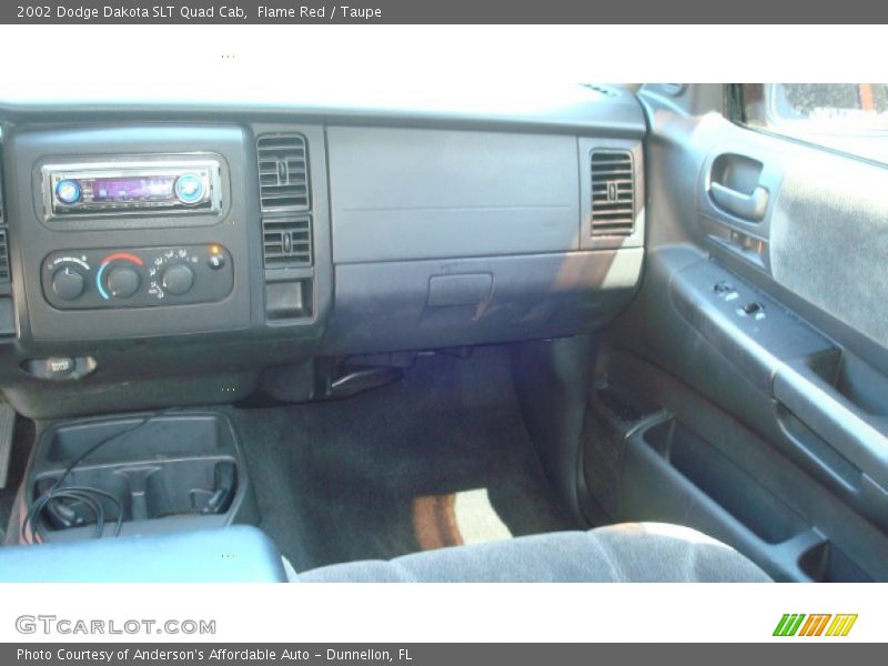 Flame Red / Taupe 2002 Dodge Dakota SLT Quad Cab