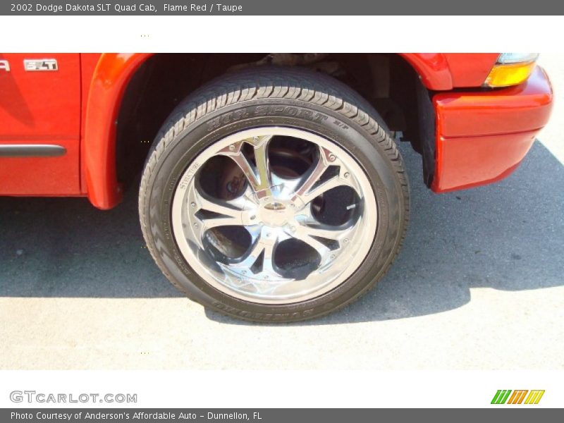 Custom Wheels of 2002 Dakota SLT Quad Cab