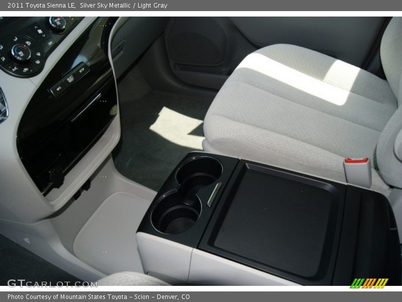 Silver Sky Metallic / Light Gray 2011 Toyota Sienna LE