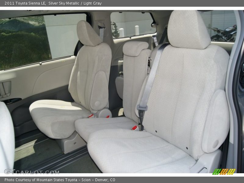 Silver Sky Metallic / Light Gray 2011 Toyota Sienna LE