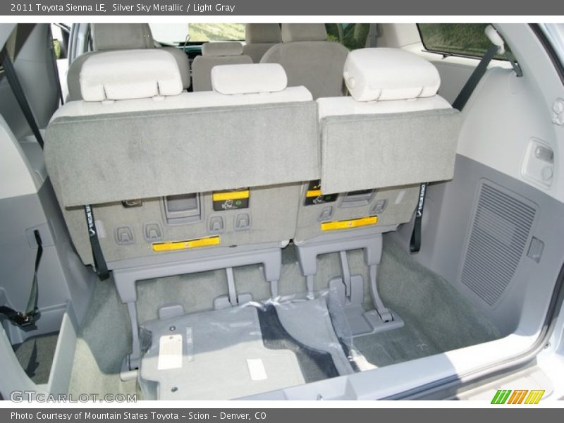 Silver Sky Metallic / Light Gray 2011 Toyota Sienna LE