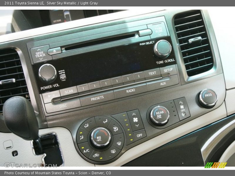 Silver Sky Metallic / Light Gray 2011 Toyota Sienna LE