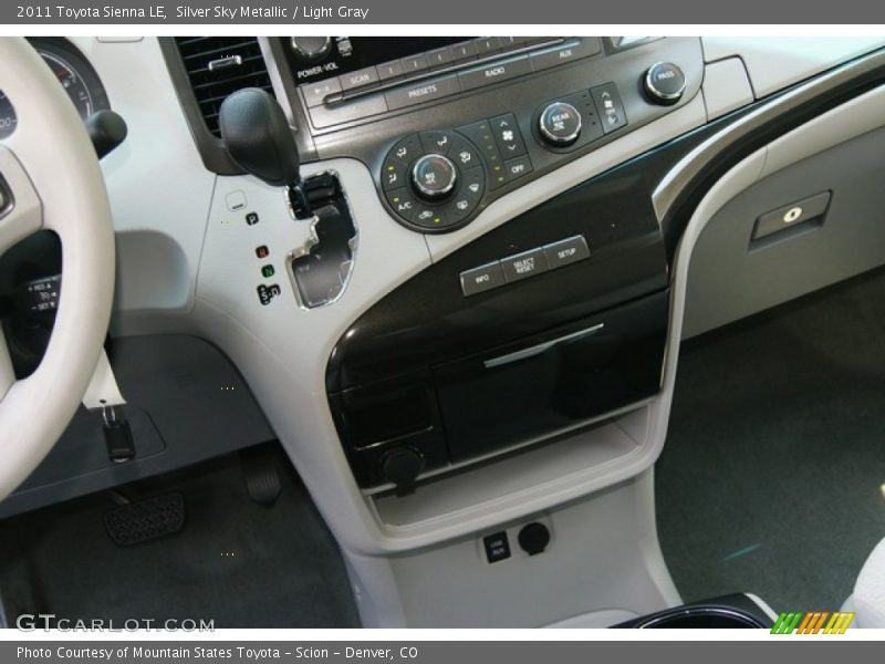 Silver Sky Metallic / Light Gray 2011 Toyota Sienna LE