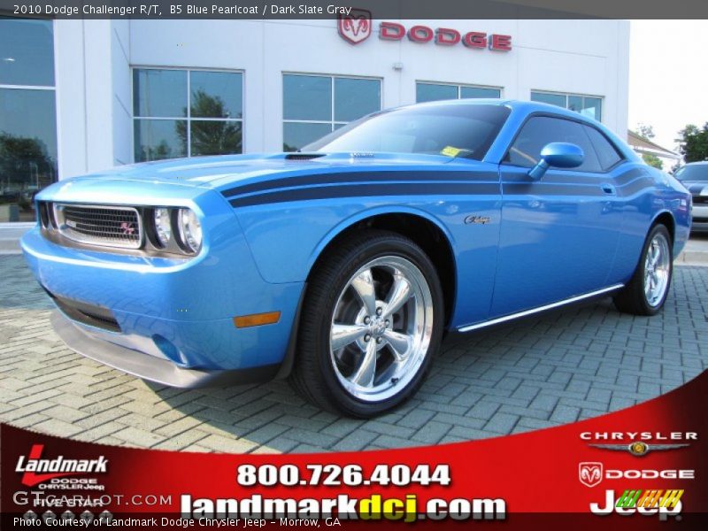 B5 Blue Pearlcoat / Dark Slate Gray 2010 Dodge Challenger R/T