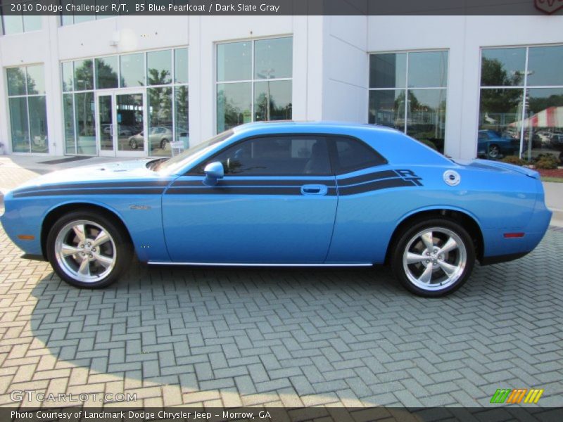 B5 Blue Pearlcoat / Dark Slate Gray 2010 Dodge Challenger R/T