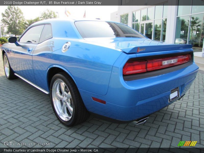 B5 Blue Pearlcoat / Dark Slate Gray 2010 Dodge Challenger R/T