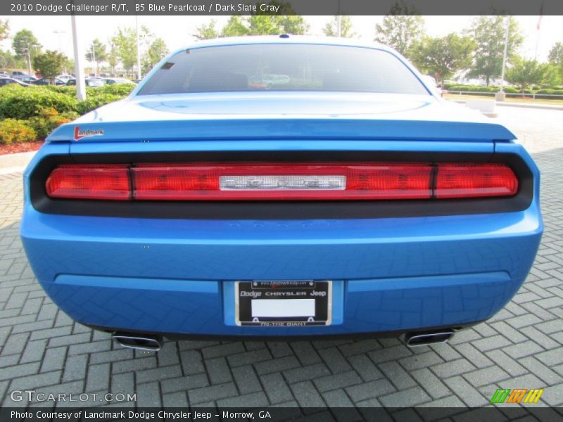 B5 Blue Pearlcoat / Dark Slate Gray 2010 Dodge Challenger R/T