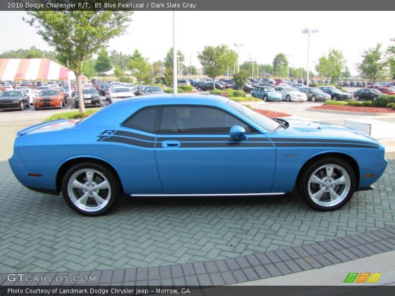 B5 Blue Pearlcoat / Dark Slate Gray 2010 Dodge Challenger R/T