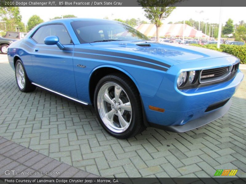B5 Blue Pearlcoat / Dark Slate Gray 2010 Dodge Challenger R/T