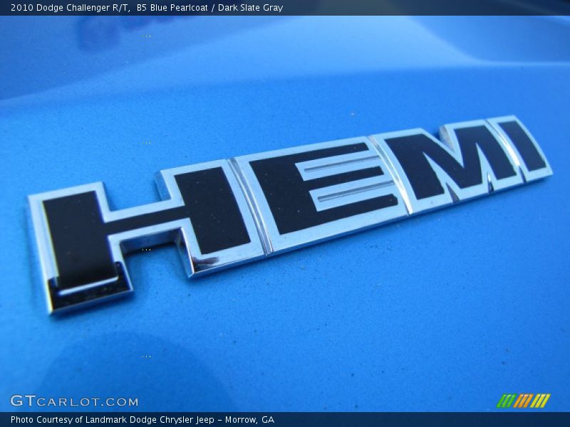 B5 Blue Pearlcoat / Dark Slate Gray 2010 Dodge Challenger R/T