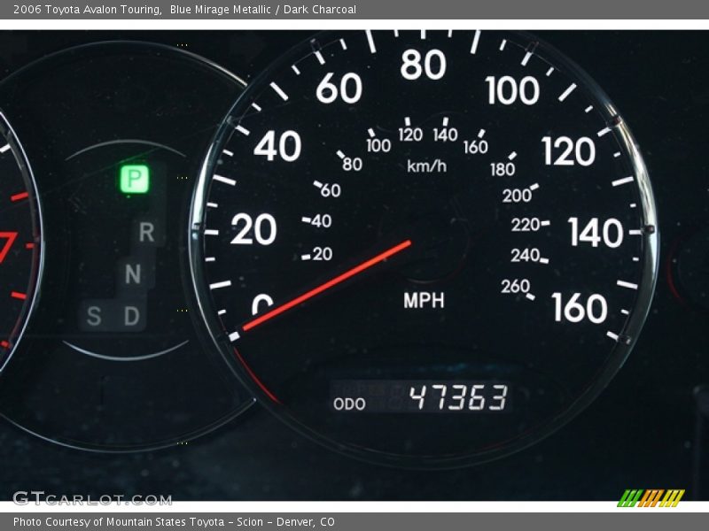 Blue Mirage Metallic / Dark Charcoal 2006 Toyota Avalon Touring